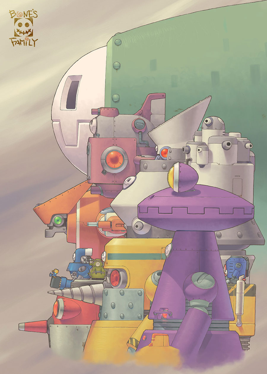 Promotional Art from Mega Man Legends