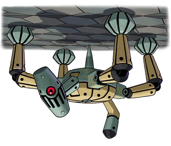 Cannam Reaverbot Art from Mega Man Legends