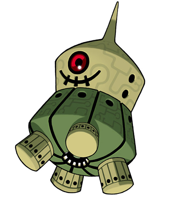 Horokko Reaverbot Art from Mega Man Legends