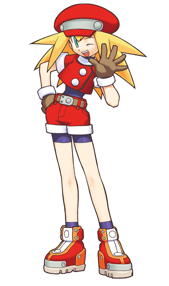 Roll Caskett Art from Mega Man Legends