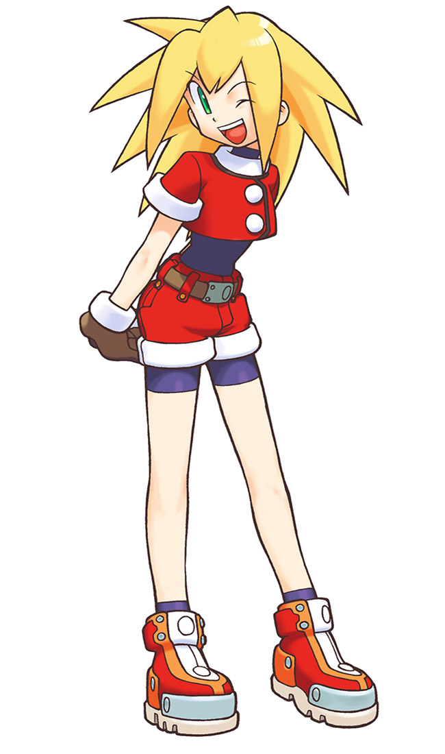 Roll Caskett Art from Mega Man Legends