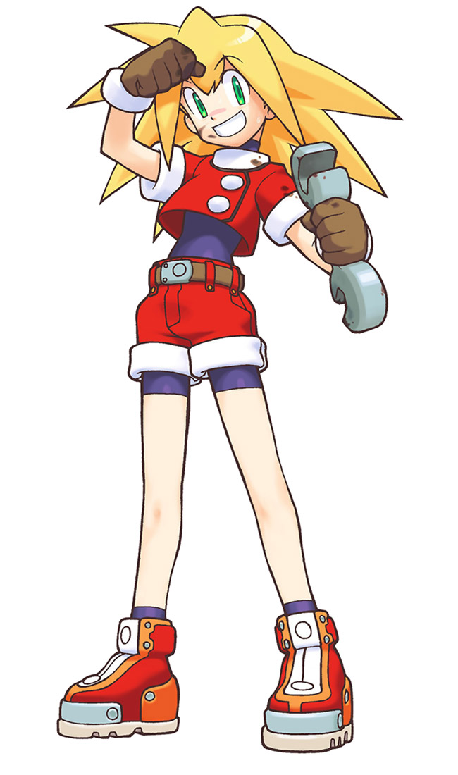 Roll Caskett Art from Mega Man Legends