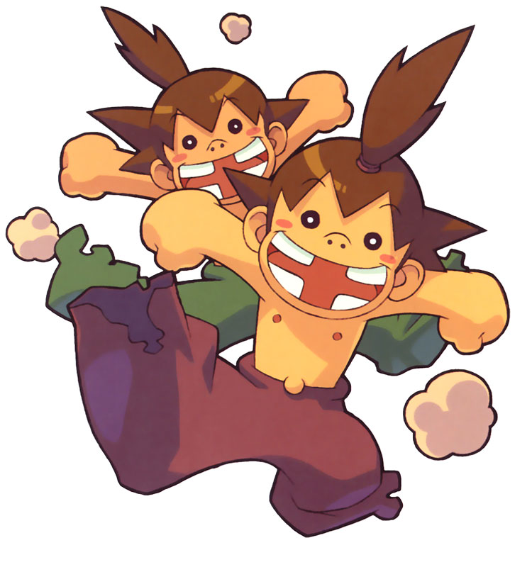 Appo & Dah Art from Mega Man Legends 2
