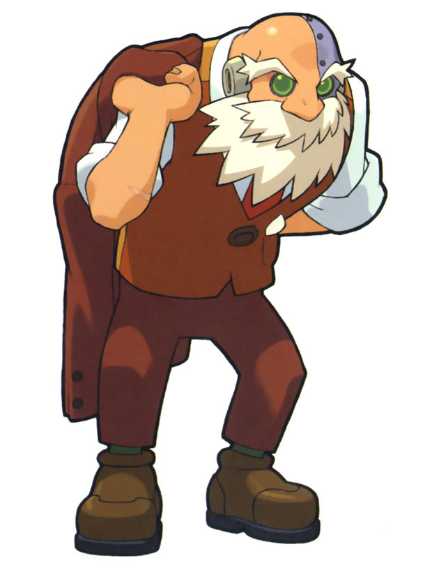 Barrel Caskett Art from Mega Man Legends 2