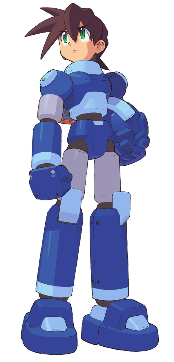 Mega Man Volnutt Art from Mega Man Legends 2