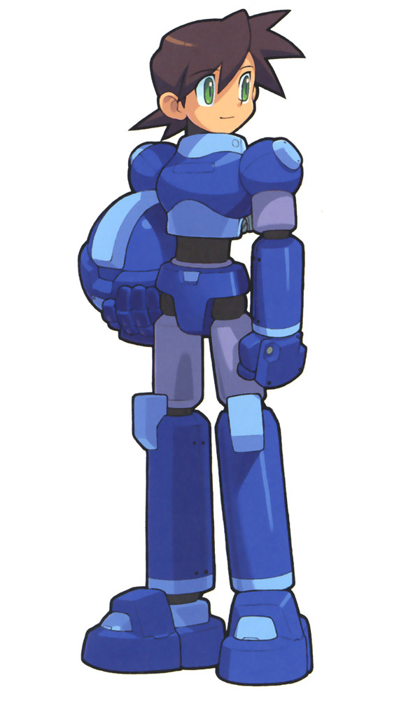 Mega Man Volnutt Art from Mega Man Legends 2