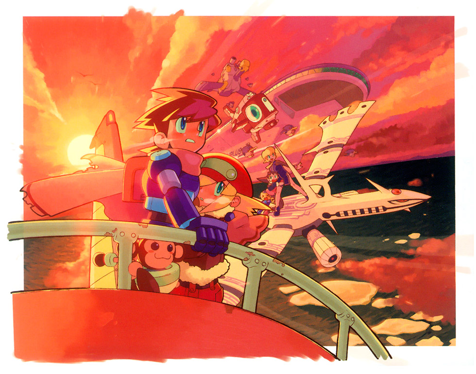 Promotional Illustration from Mega Man Legends 2
