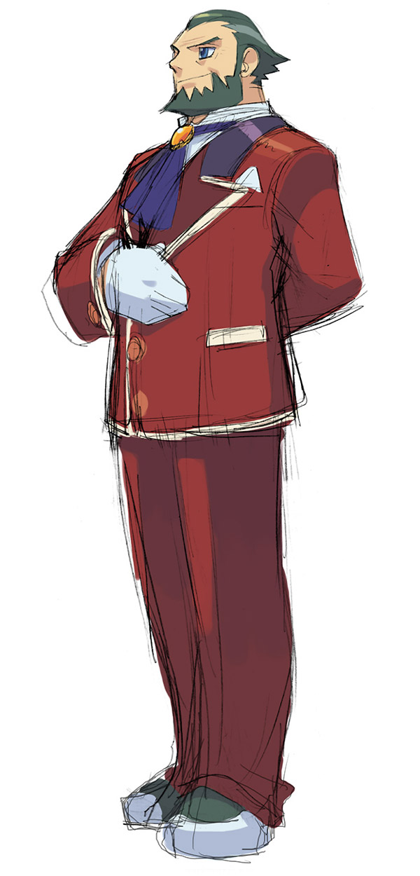 Von Muller Art from Mega Man Legends 2