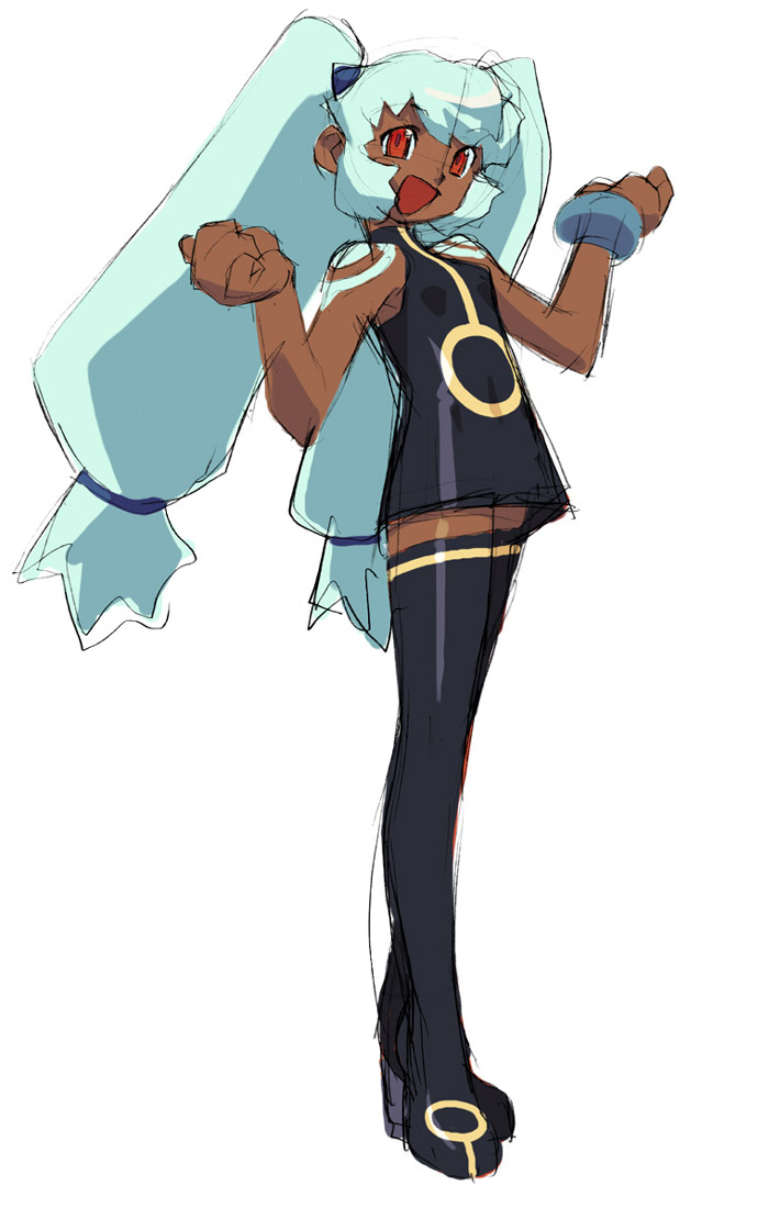 Yuna Art from Mega Man Legends 2