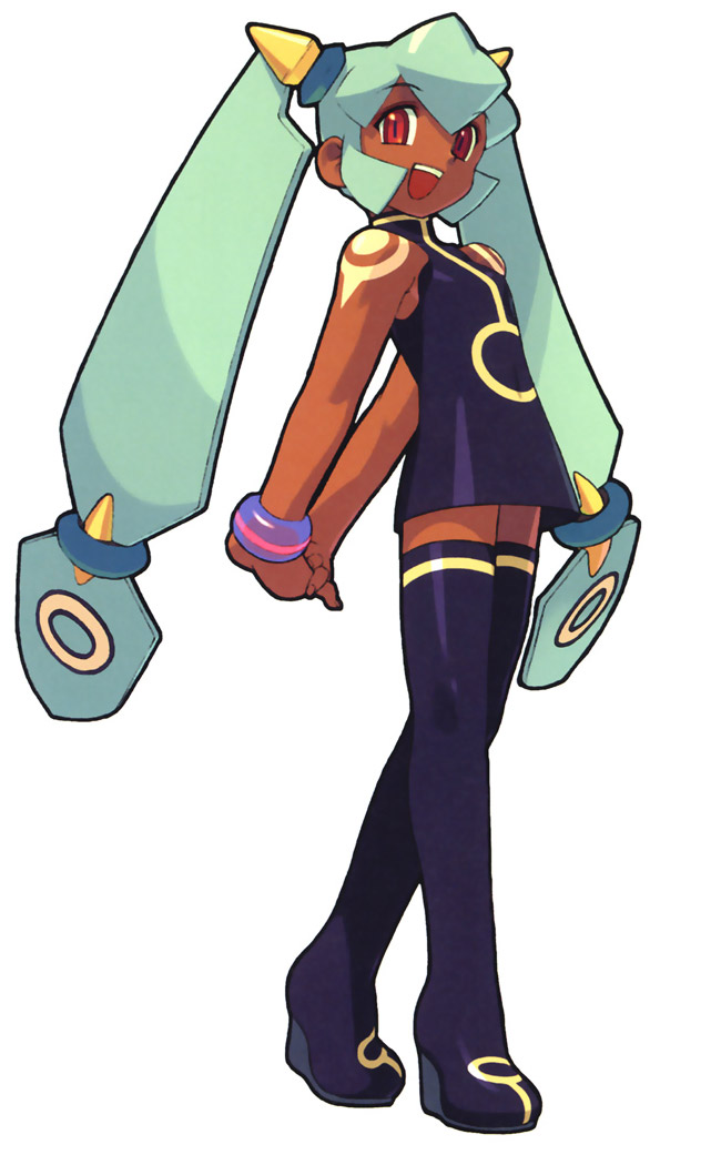 Yuna Art from Mega Man Legends 2