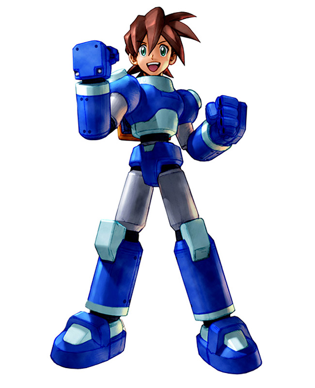Mega Man Volnutt Art from Namco &times; Capcom