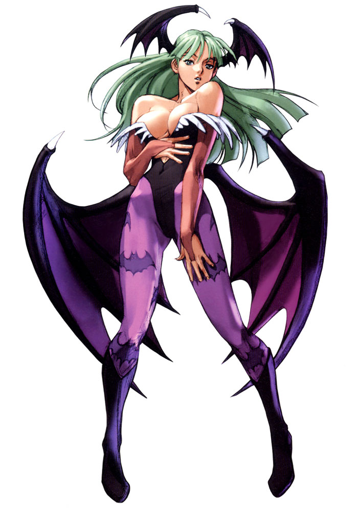 Morrigan Aensland Art from Namco &times; Capcom