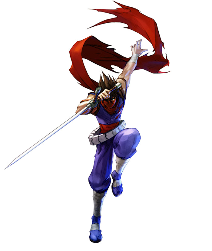 Strider Hiryu Art from Namco &times; Capcom