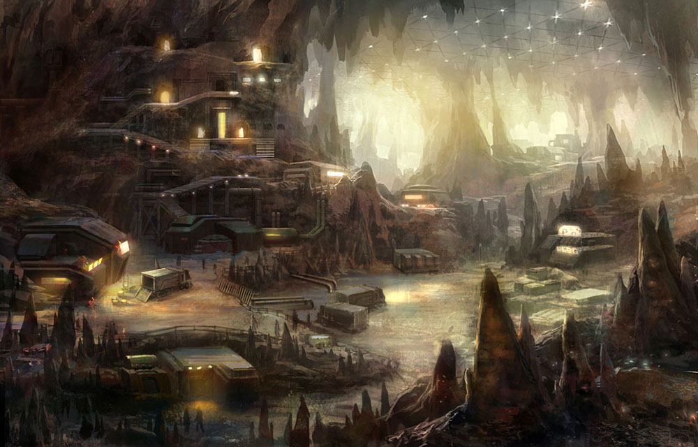 Civilian Colony Art from Red Faction: Armageddon
