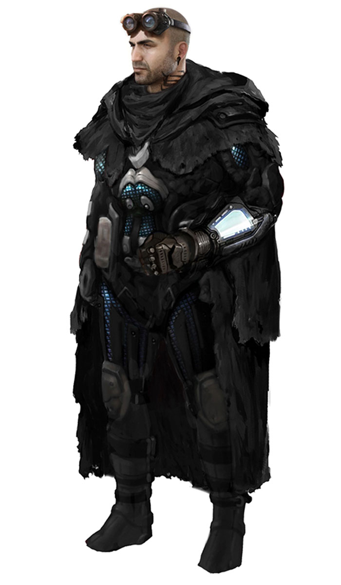 Darius Concept Art from Red Faction: Armageddon