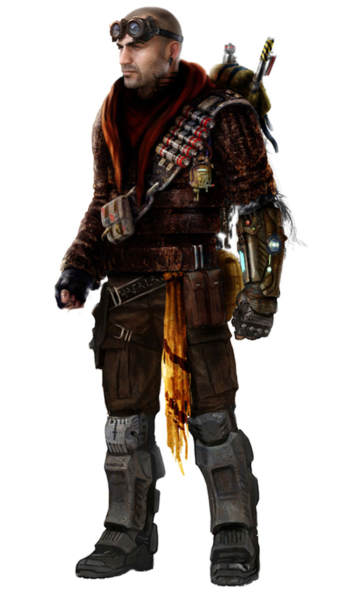 Darius Concept Art from Red Faction: Armageddon