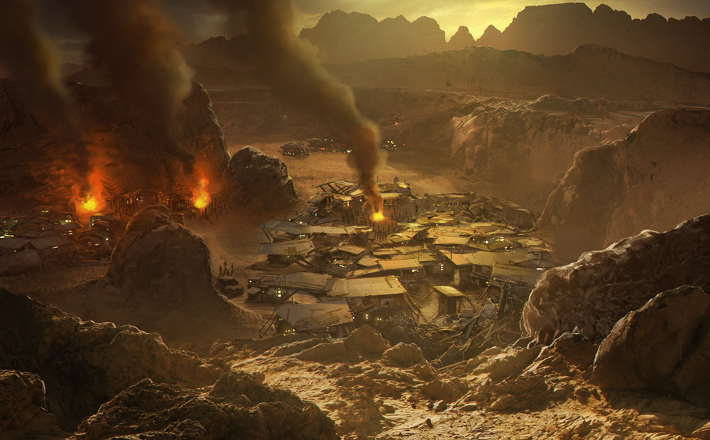 Duster Hideout Art from Red Faction: Armageddon
