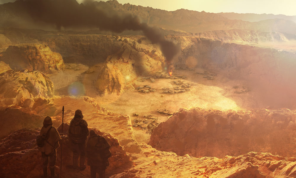 Duster Hideout Art from Red Faction: Armageddon