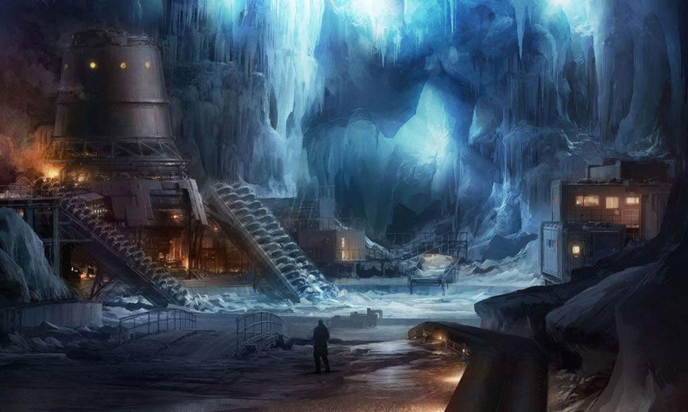 Ice Cave Art from Red Faction: Armageddon