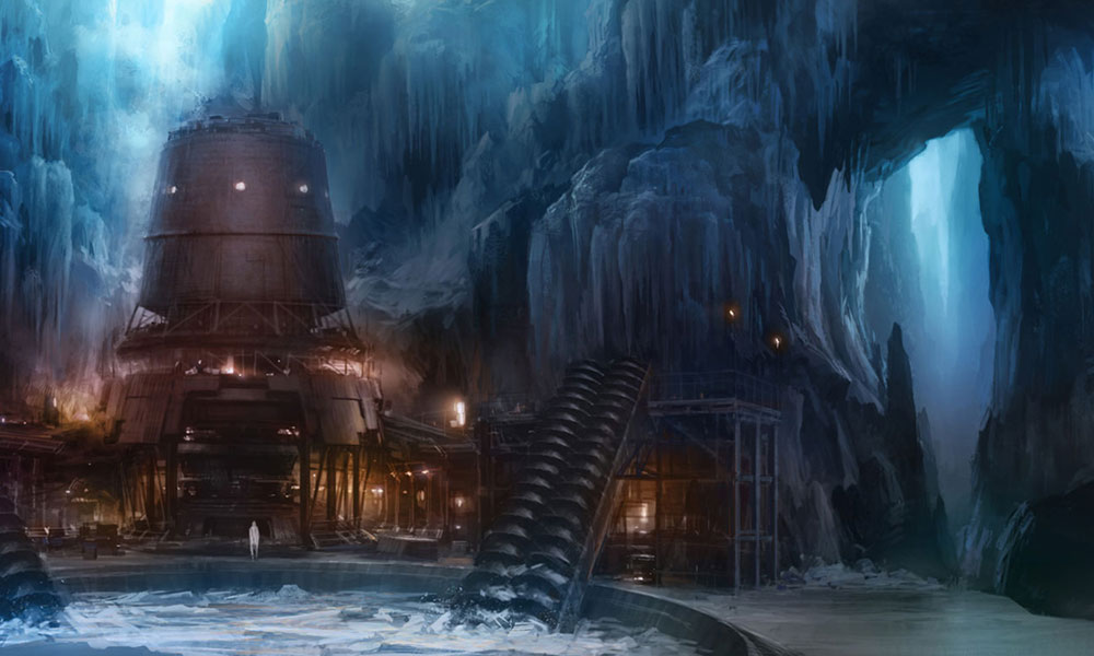 Ice Cave Art from Red Faction: Armageddon