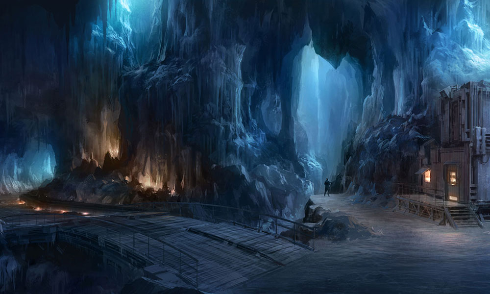 Ice Cave Art from Red Faction: Armageddon