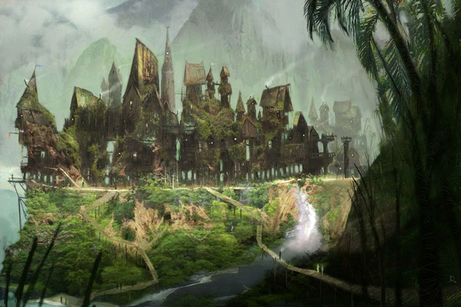 Coast Town Art from Rift