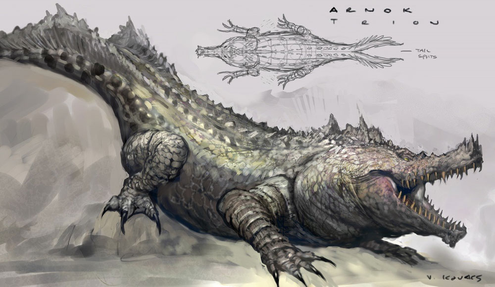Crocodile Art from Rift