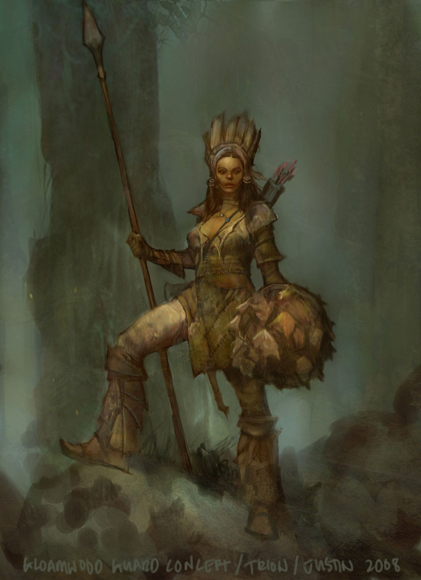 Gloamwood Guard Female Art from Rift