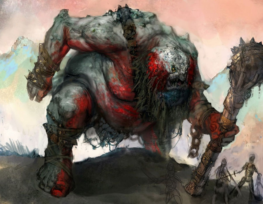 Mountain Troll Art from Rift