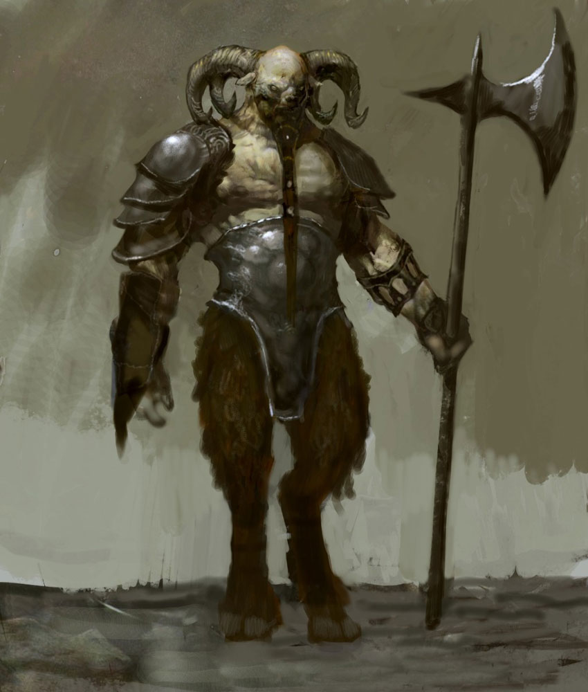 Satyr Dominator Art from Rift