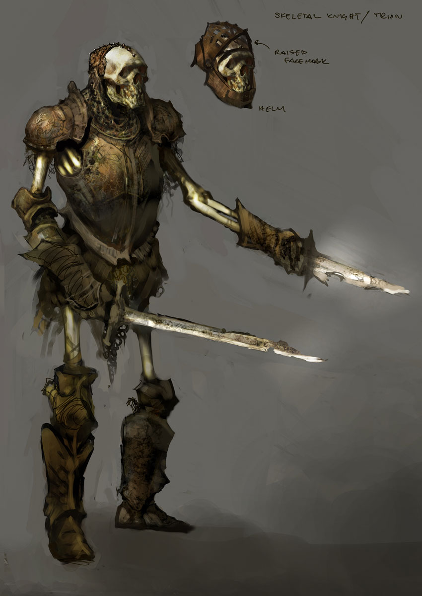 Skeletal Knight Art from Rift