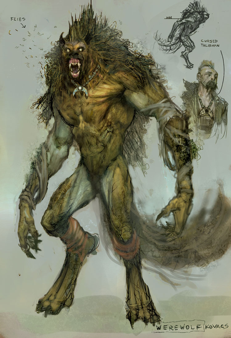 Werewolf Art from Rift