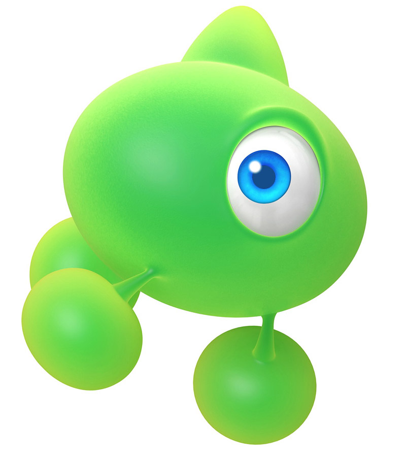 Green Wisp Art from Sonic Colors
