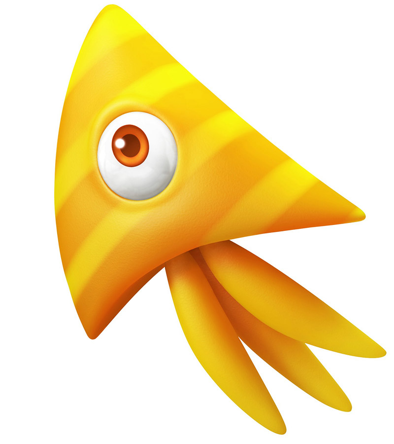 Yellow Wisp Art from Sonic Colors