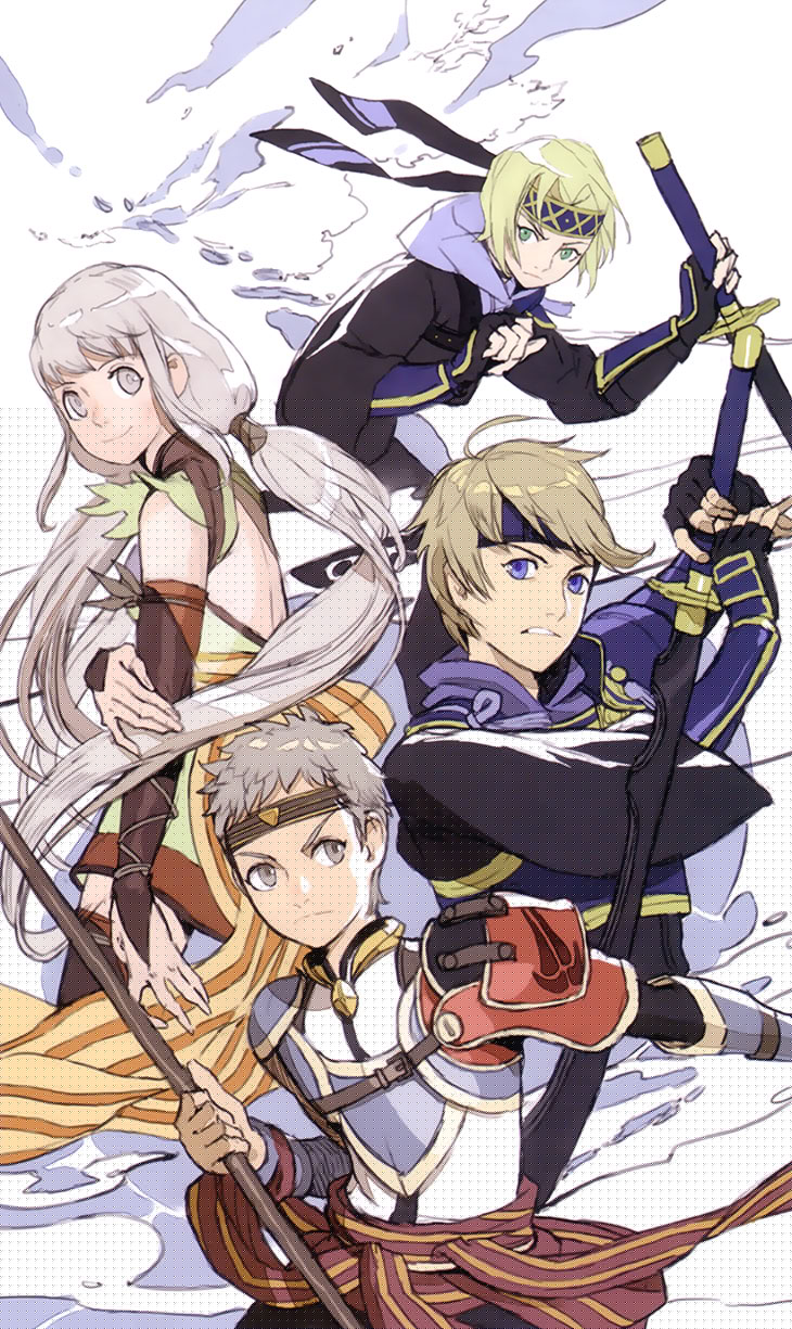 Heroes Illustration from Suikoden Tierkreis