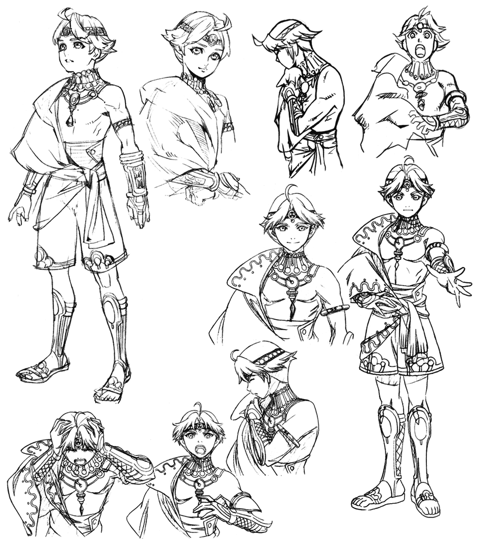 Shams Sketches from Suikoden Tierkreis
