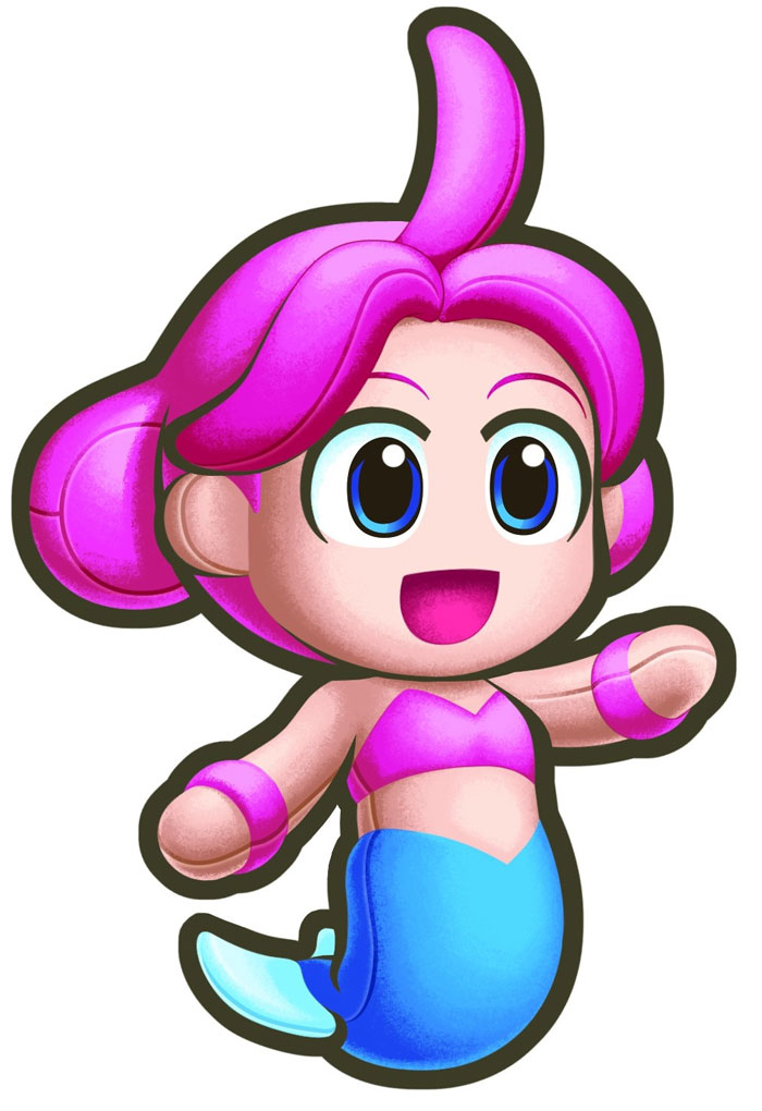 Mermaid Art from The Legendary Starfy