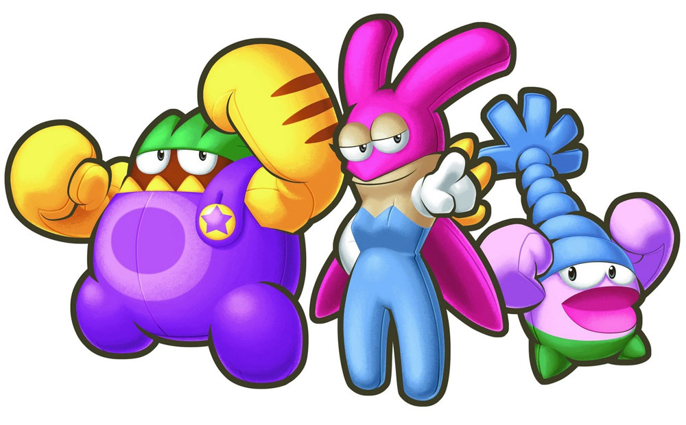 Terrible Trio Art from The Legendary Starfy