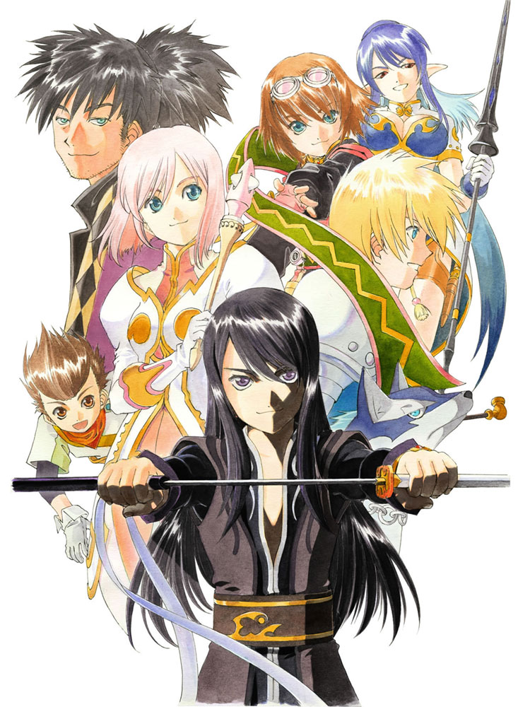 Main Characters Illustration from Tales of Vesperia