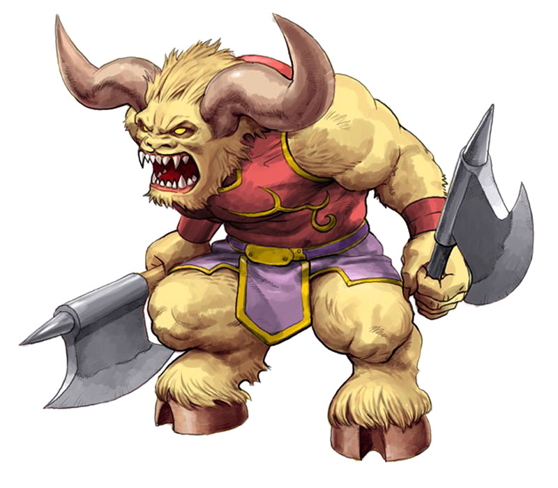 Minotaurus Art from Ultimate Ghosts 'n Goblins