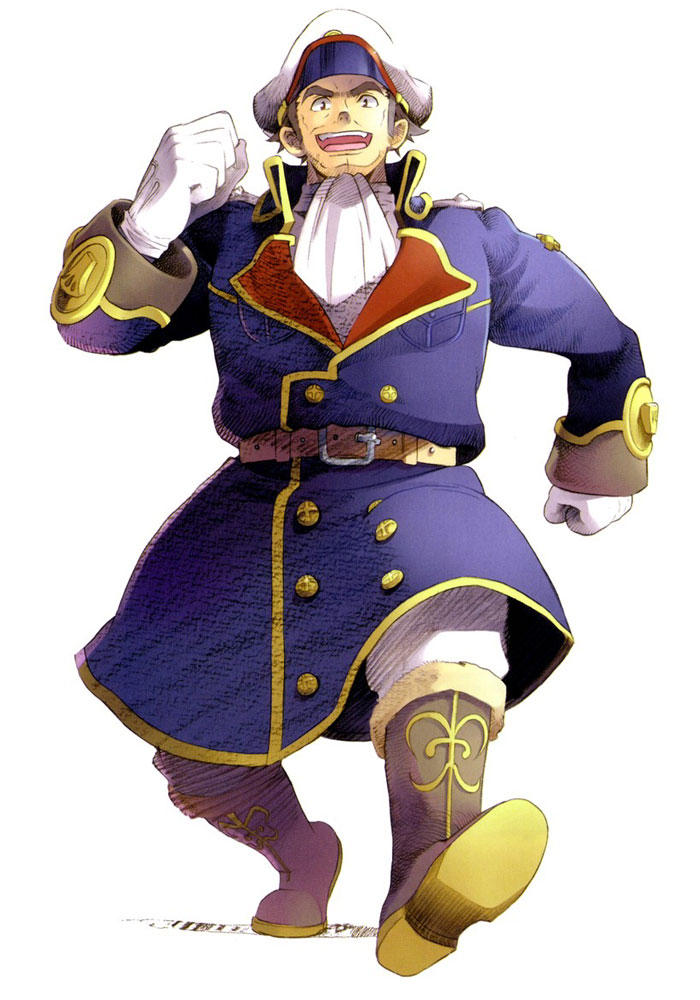 Captain Bartholomew Art from Wild Arms Alter Code: F