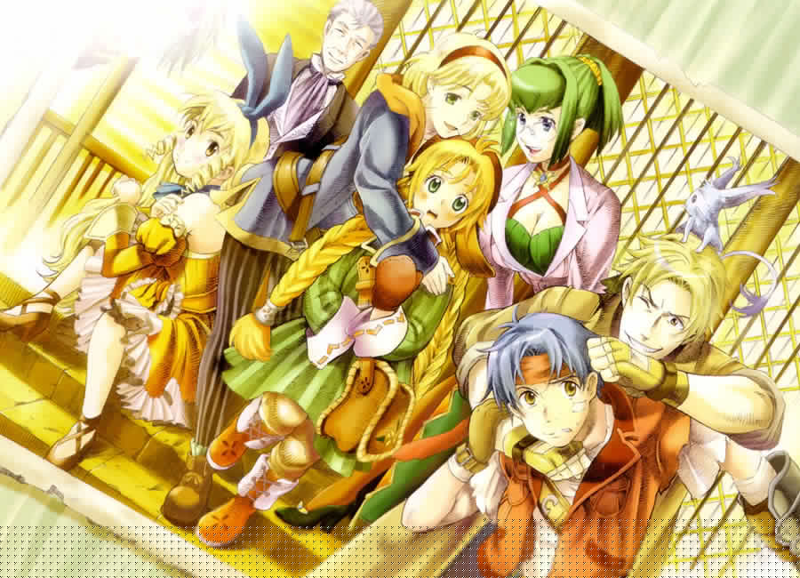 Heroes Photo Art from Wild Arms Alter Code: F
