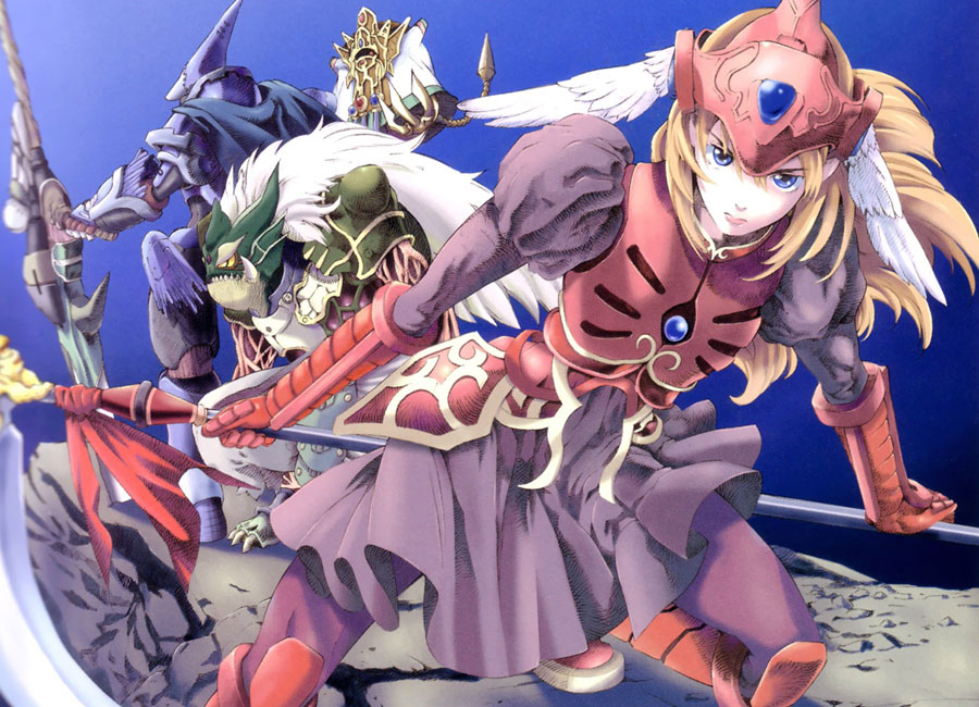 Lady Harken Art from Wild Arms Alter Code: F