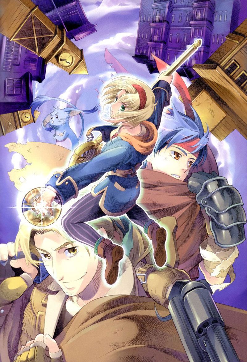 Main Characters Art from Wild Arms Alter Code: F