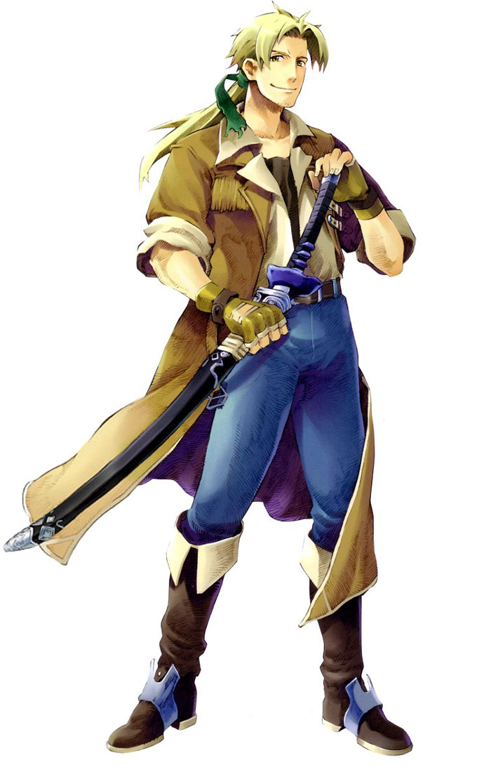 Jack Van Burace Art from Wild Arms Alter Code: F