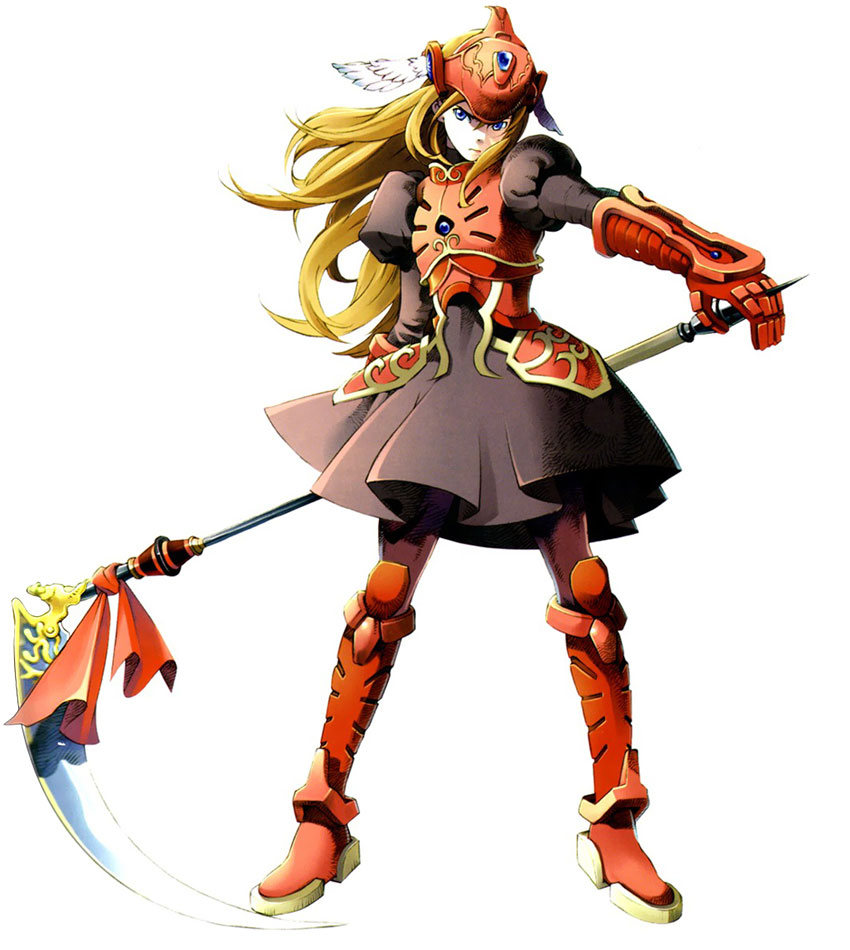 Lady Harken Art from Wild Arms Alter Code: F