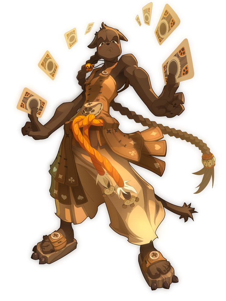Ecaflip's Coin Male Art from Wakfu