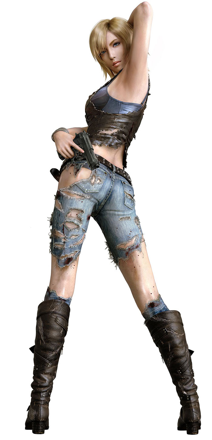 Aya Brea CG Art from The 3rd Birthday