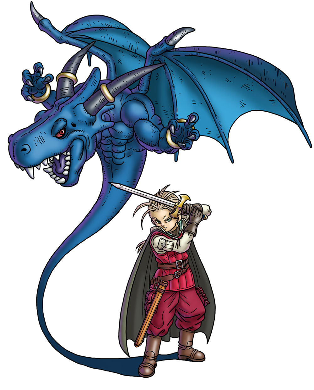 King Jibral Art from Blue Dragon: Awakened Shadow