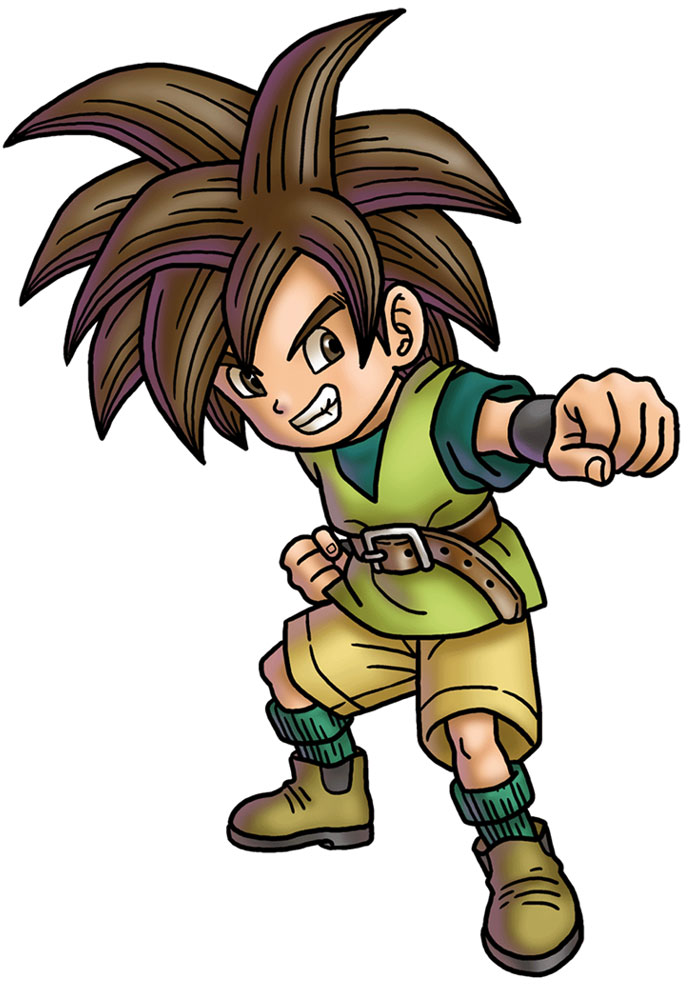 Main Character Boy Art from Blue Dragon: Awakened Shadow
